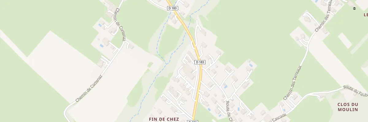 Plan du 1290 Rte de Lucinges à Lucinges
