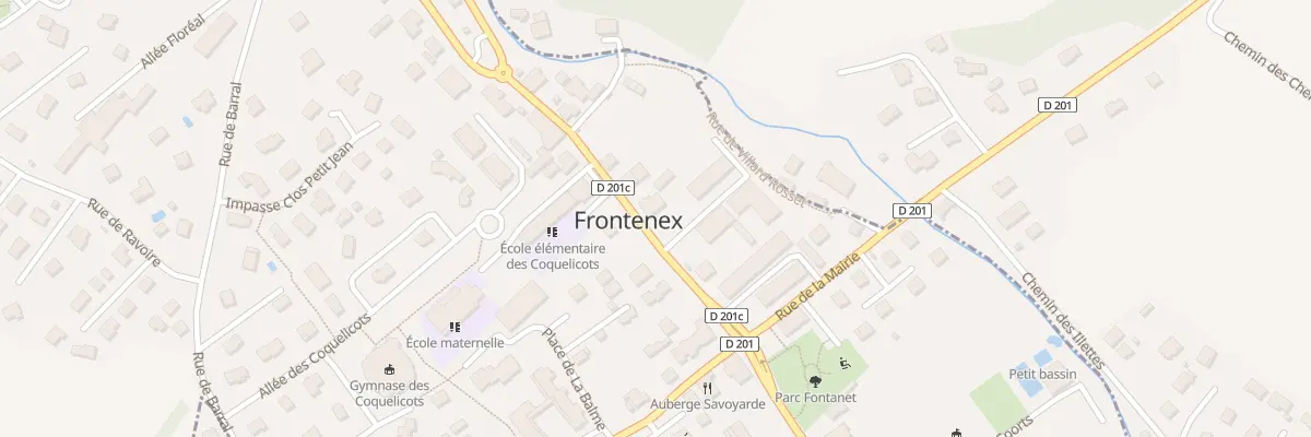 Plan du 14B Rue joseph pillet à Frontenex
