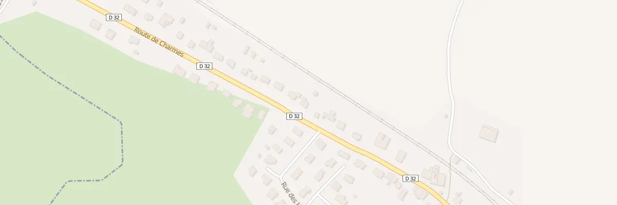Plan du 21 Rte de Charmes à Essegney