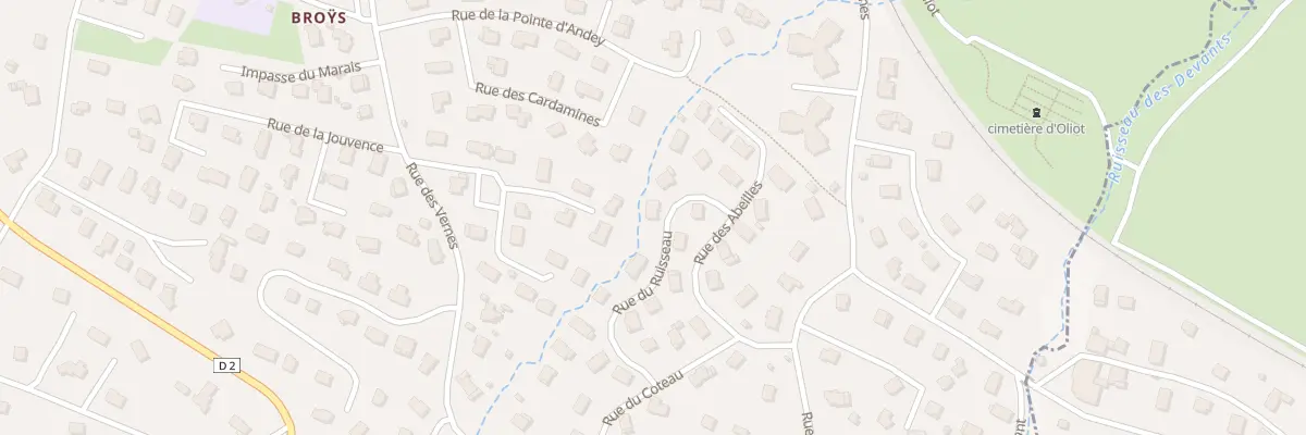 Plan du 54 Rue du ruisseau à La Roche-sur-Foron