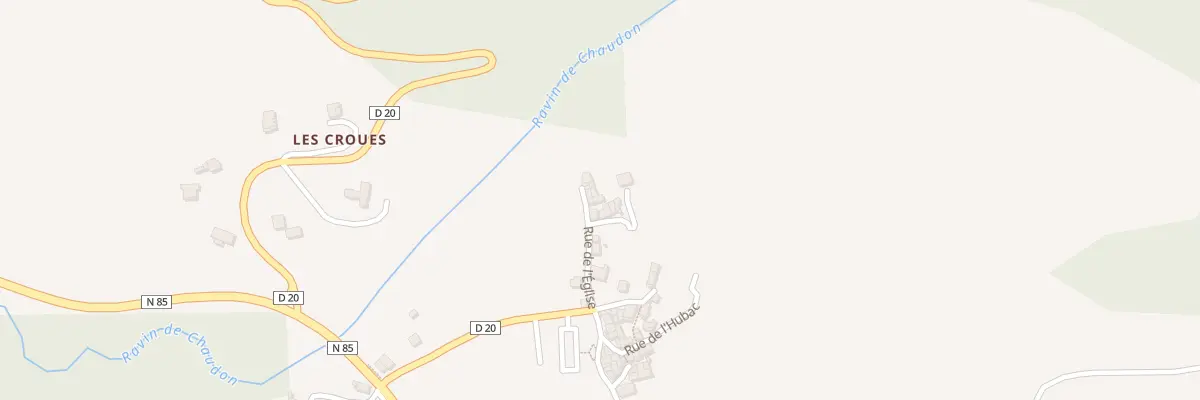 Plan du 5016 Norante à Chaudon-Norante