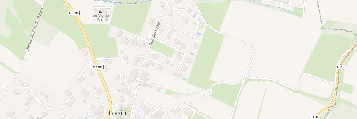 Plan du 216 Rue des luges à Loisin
