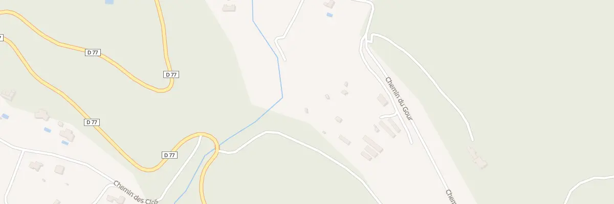 Plan du 9001 Les Orgieres à Tourtour
