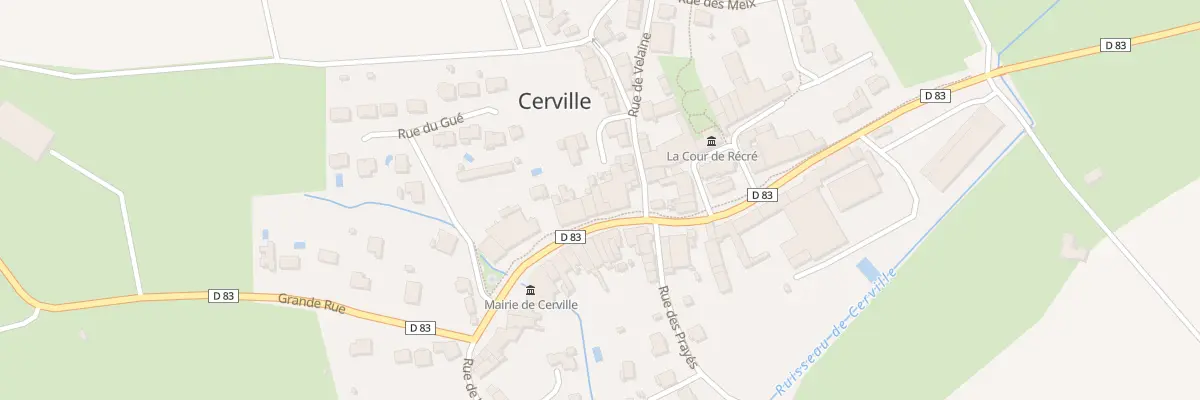 Plan du 10 Gr Grande Rue à Cerville