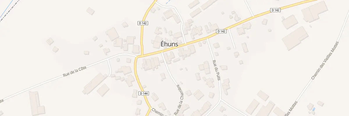 Plan du 25 Rue de la Fontaine à Éhuns