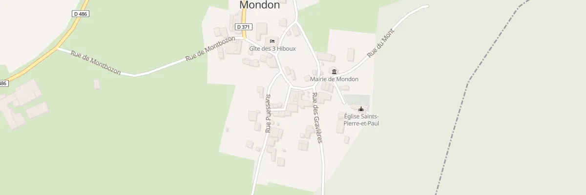 Plan du 5037 Au Village à Mondon