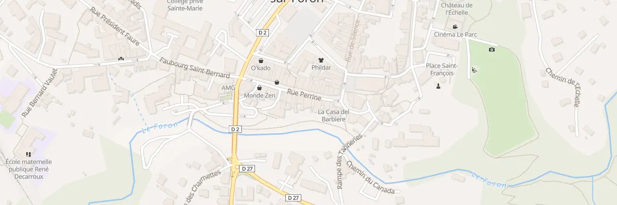 Plan du 110 Rue perrine à La Roche-sur-Foron
