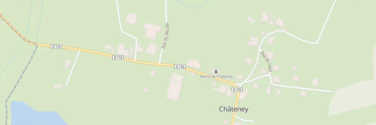 Plan du 12 Rue des Fontaines à Châteney