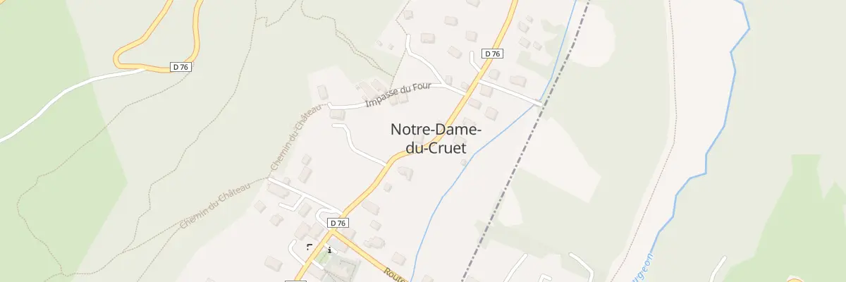 Plan du 5026 La Combe à Notre-Dame-du-Cruet