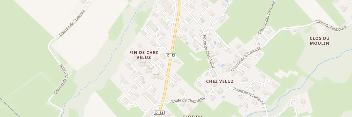 Plan du 1417 Rte de Lucinges à Lucinges