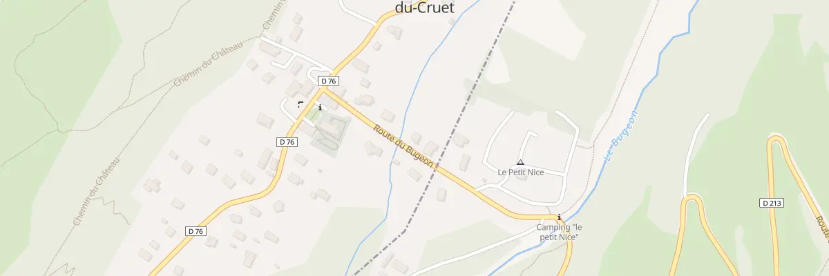 Plan du 10 Rte du Bugeon à Notre-Dame-du-Cruet