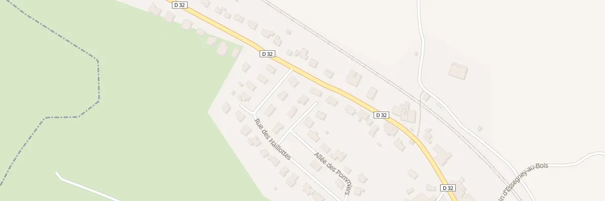 Plan du 6 All des Mirabelliers à Essegney