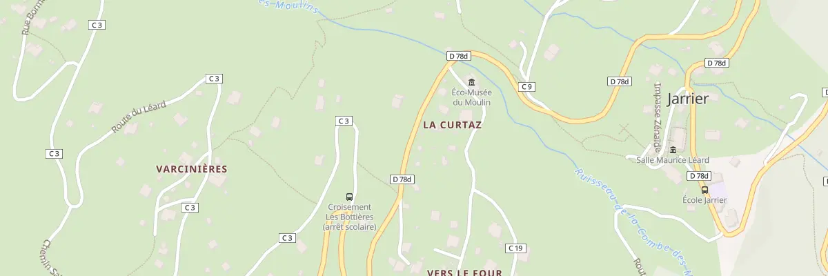 Plan du 5412 La Curtaz à Jarrier