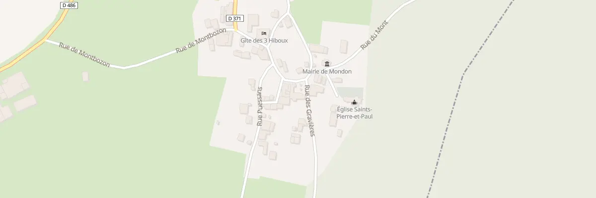 Plan du 5038 Au Village à Mondon