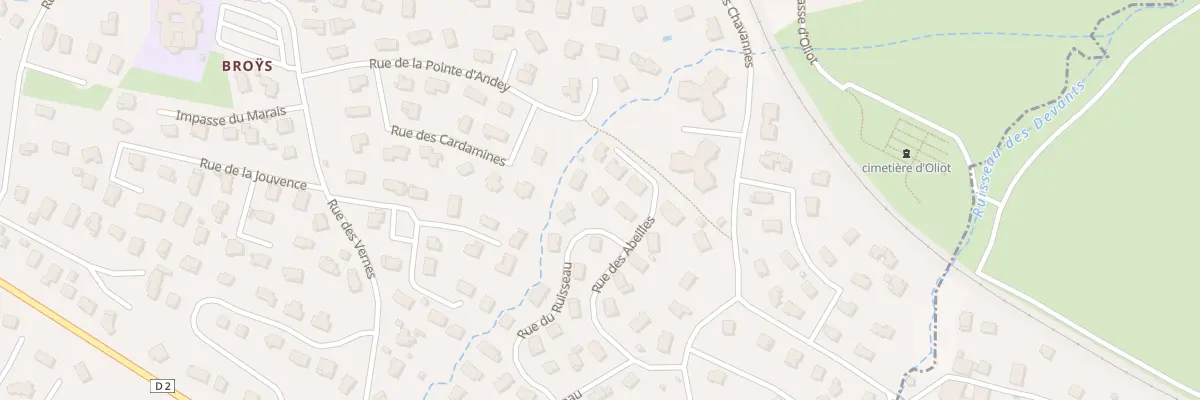 Plan du 24 Rue du ruisseau à La Roche-sur-Foron