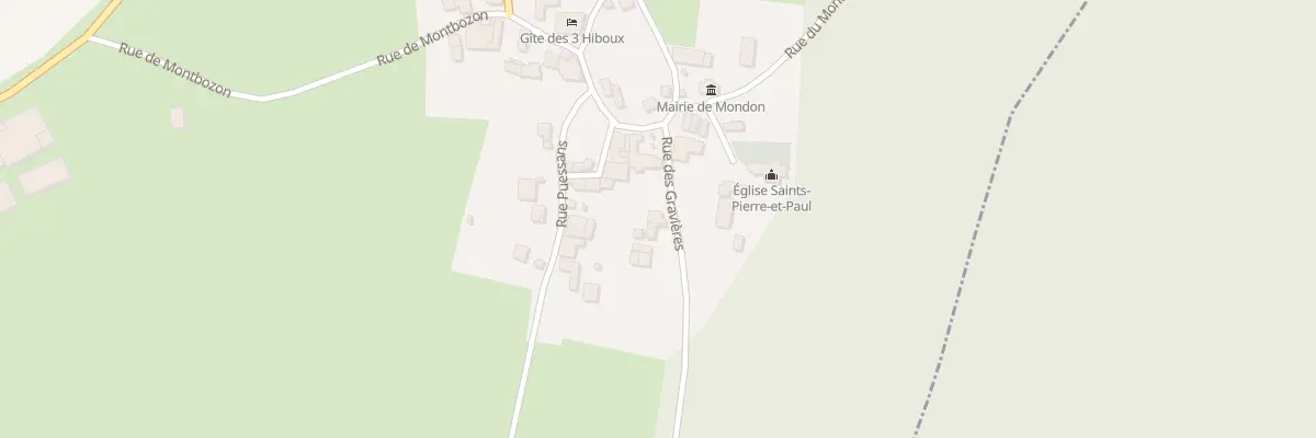 Plan du 2 Rue des Gravières à Mondon