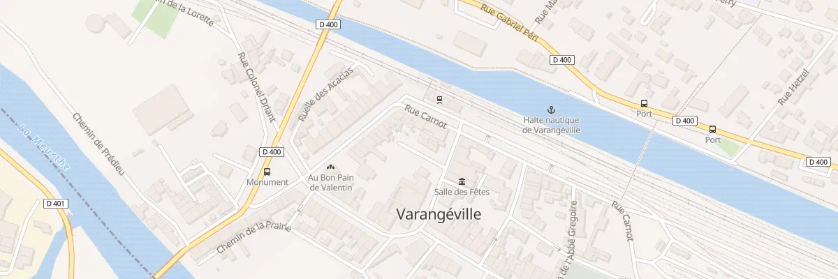 Plan du 6 Rue Gambetta à Varangéville