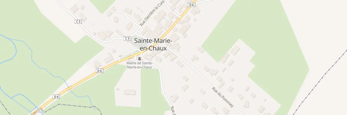 Plan du 12 Rue du Pommey à Sainte-Marie-en-Chaux