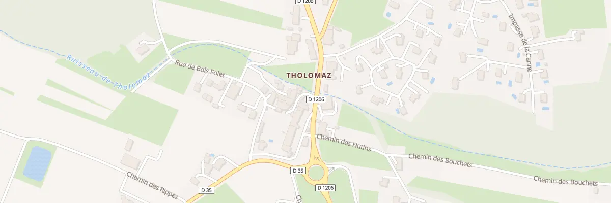 Plan du 5157 Tholomaz Sud à Loisin