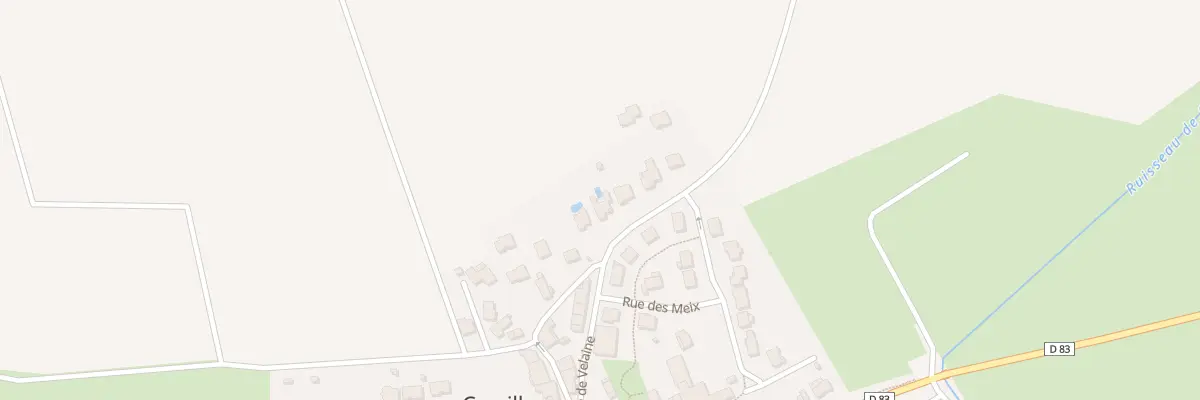 Plan du 13 Rue de Velaine à Cerville