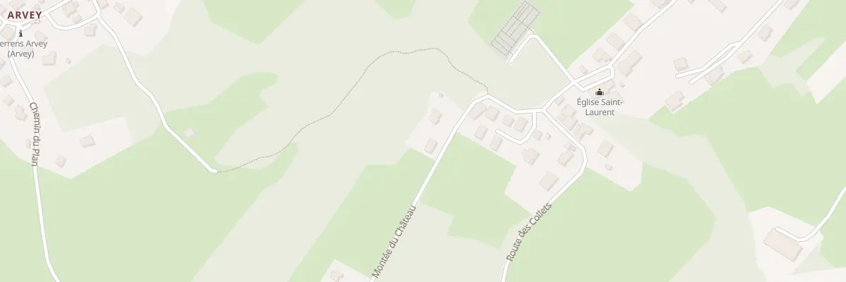 Plan du 170 Mte Montee du Chateau à Verrens-Arvey