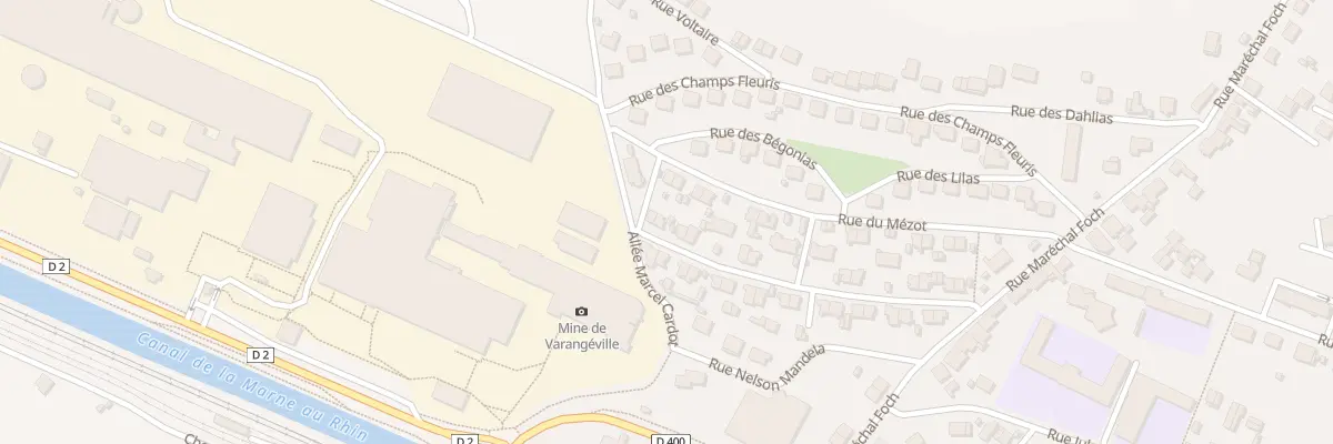 Plan du 38 Rue Etienne Staub à Varangéville