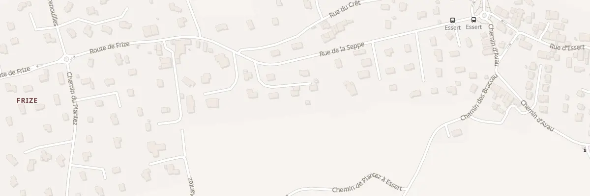 Plan du 2D Rue de la seppe à Messery