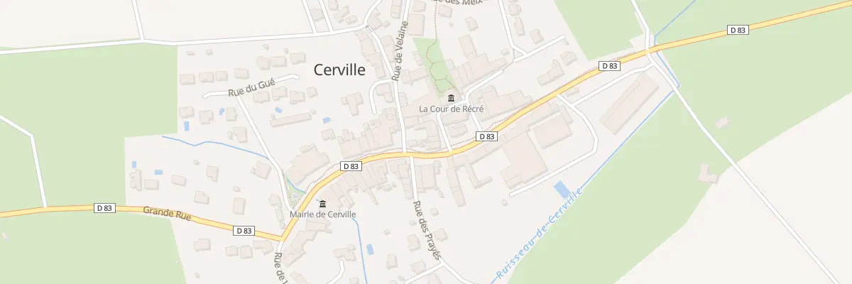 Plan du 2 Rue de Velaine à Cerville