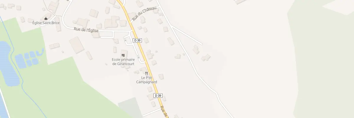 Plan du 340 Che des Dames à Girancourt