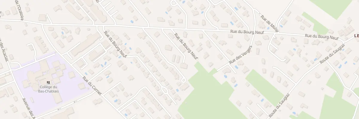 Plan du 26 Rue du Bourg Neuf à Douvaine