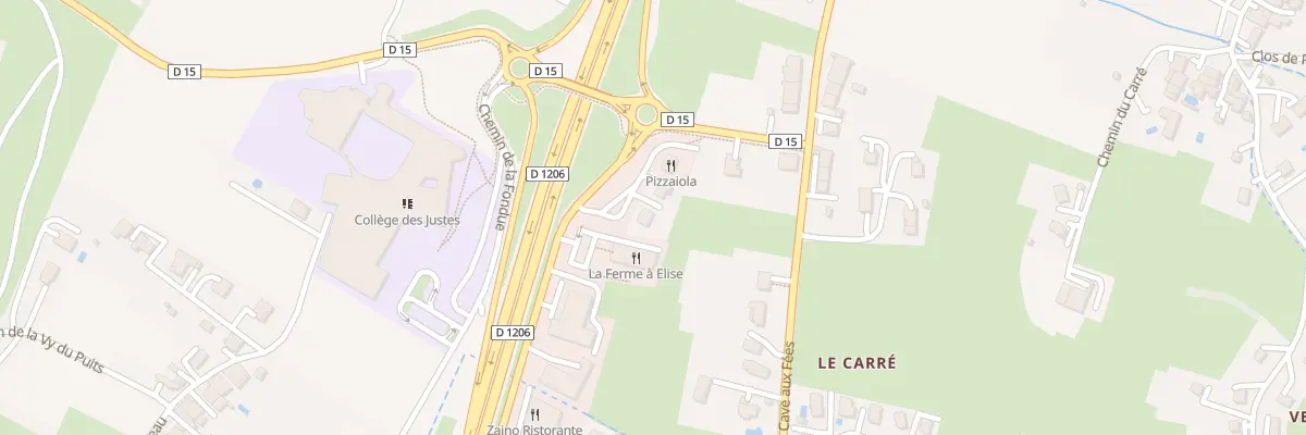 Plan du 2371 Rue des Allobroges à Saint-Cergues