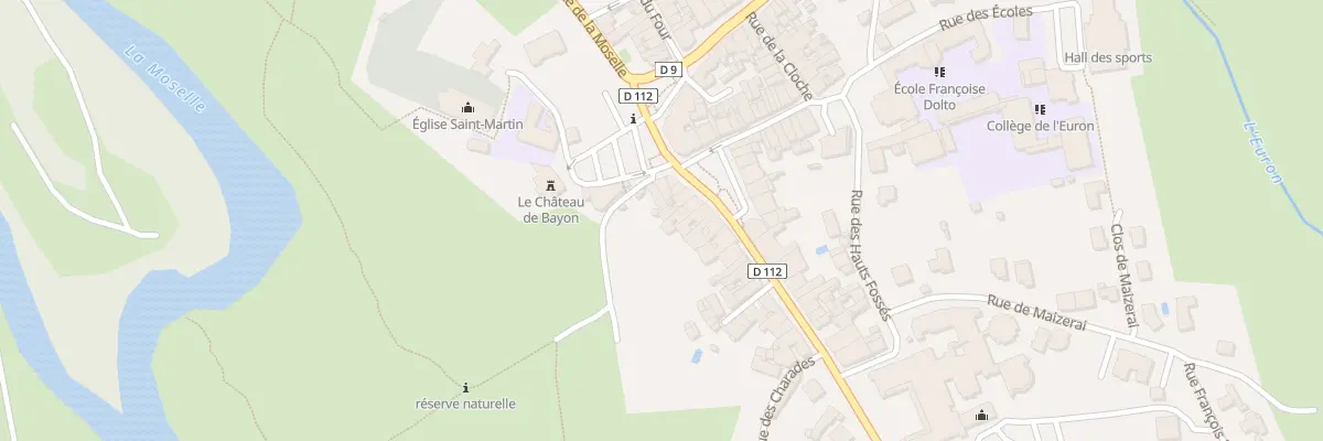 Plan du 6F Grande Rue à Bayon