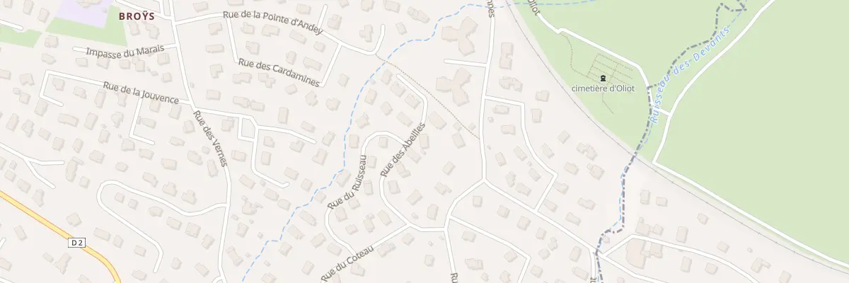 Plan du 162 Rue des abeilles à La Roche-sur-Foron