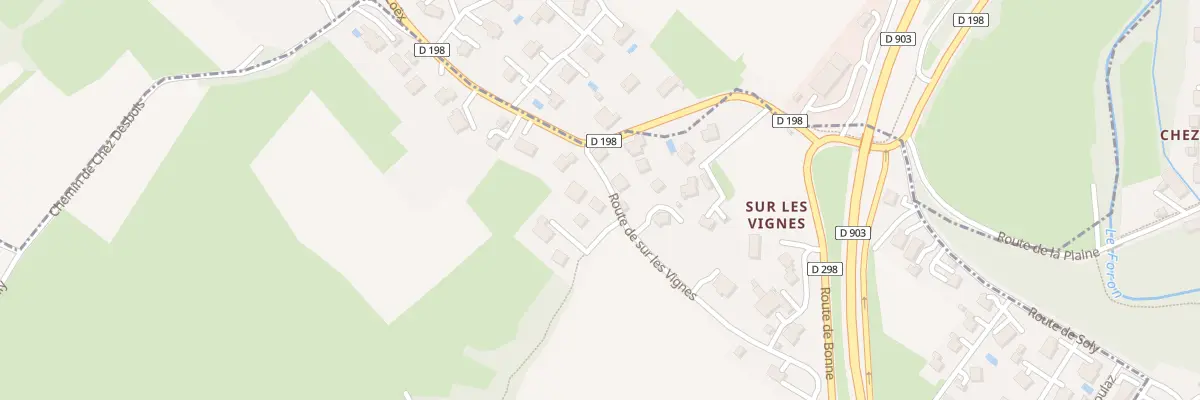 Plan du 40 Rte de sur les Vignes à Nangy