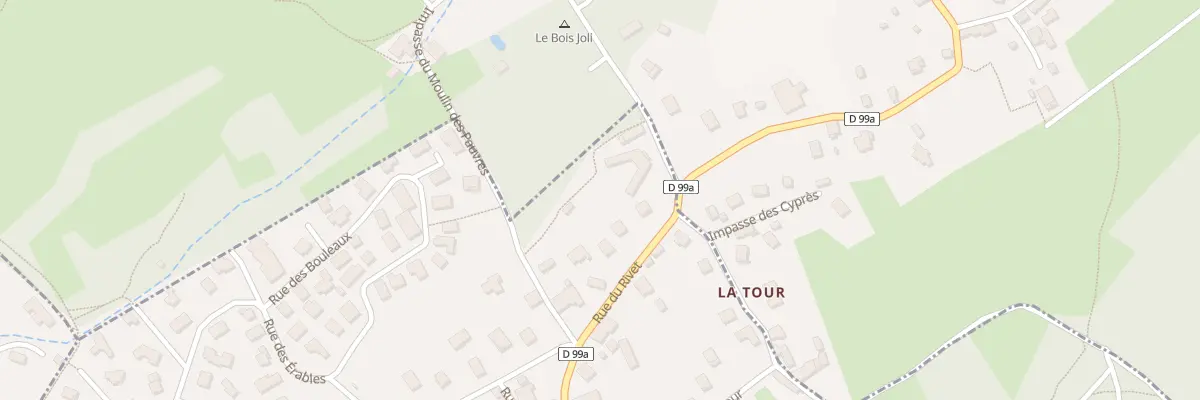 Plan du 543 Chanet du Rivet à Saint-Avre