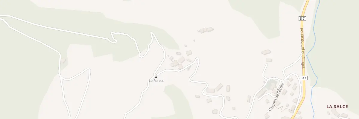 Plan du 5026 Le Forest à Auzet