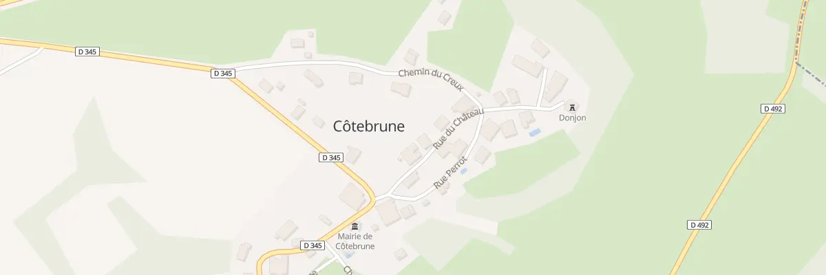 Plan du 5008 Rue du Château à Côtebrune