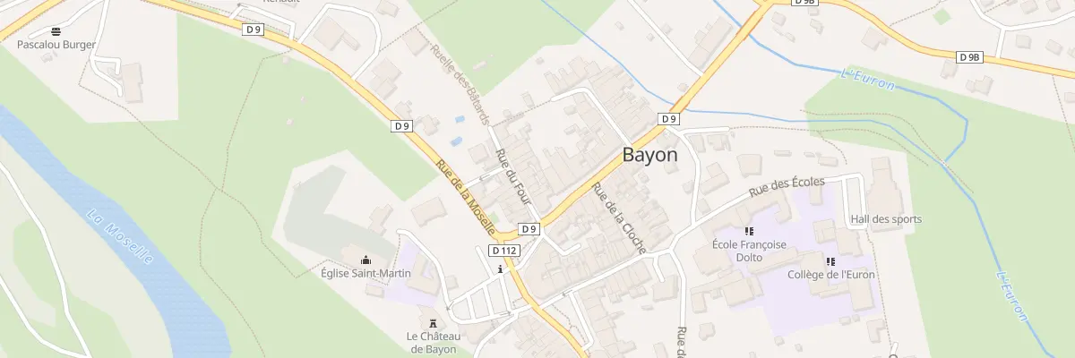 Plan du 6 Rue du Four à Bayon