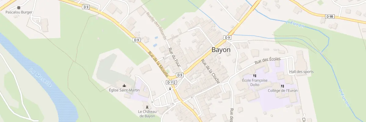 Plan du 4 Rue du Four à Bayon