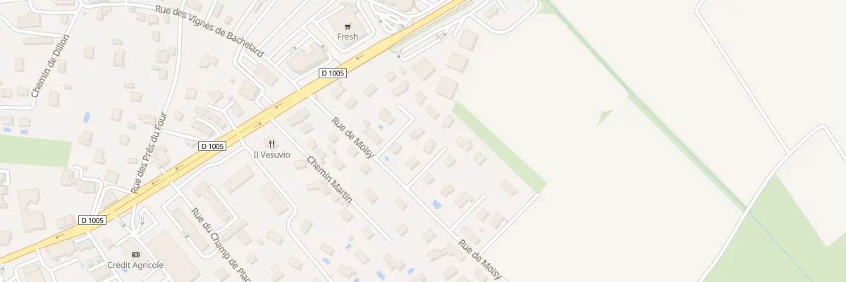 Plan du 30 Av de Thonon à Douvaine