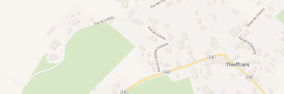 Plan du 3 Rue de la Grande Fontaine à Thieffrans
