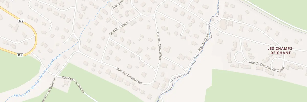 Plan du 500 Rue des chavannes à La Roche-sur-Foron
