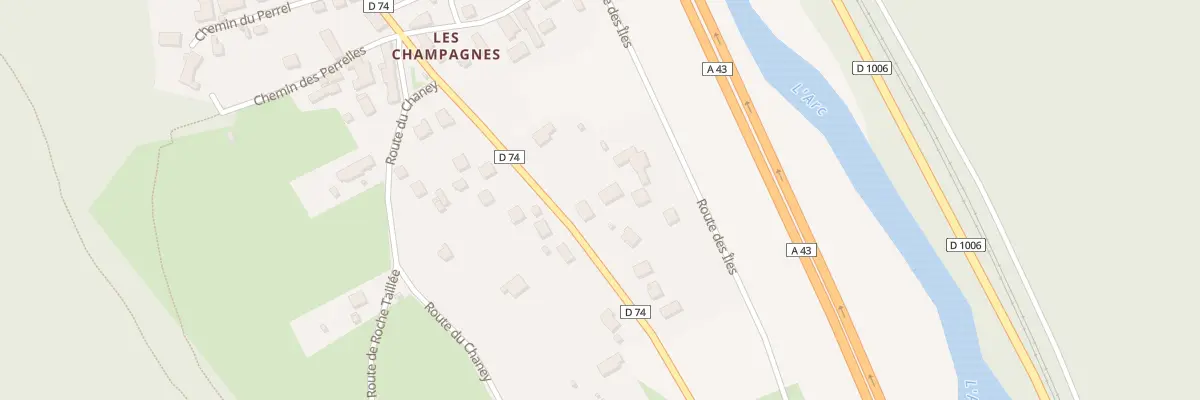 Plan du 1865B Rte de l’Aura à Sainte-Marie-de-Cuines