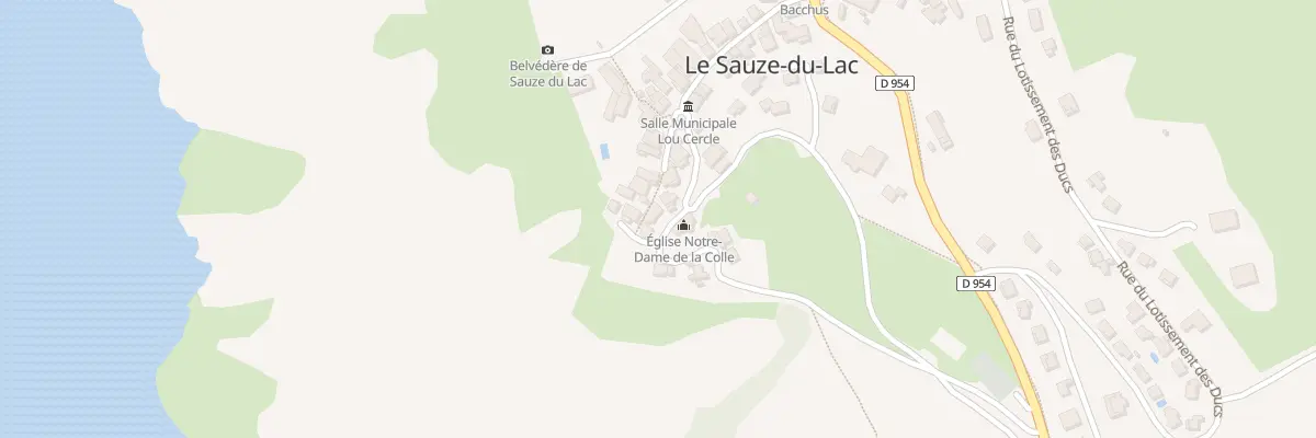 Plan du 5024 Le Village au Sauze-du-Lac