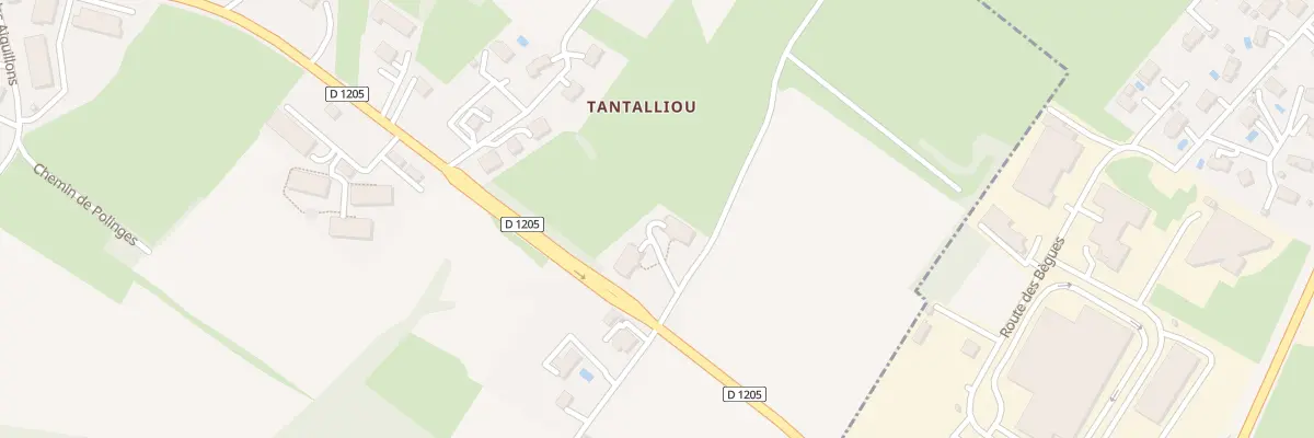Plan du 745 Rte de Bonneville à Nangy