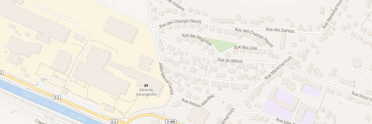 Plan du 32 Rue Etienne Staub à Varangéville
