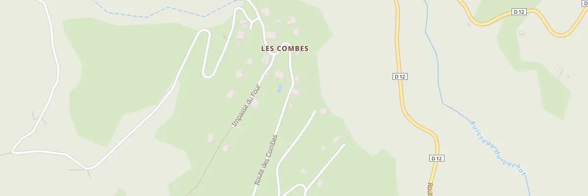 Plan du 1430 Rte des Combes à Saint-Ferréol