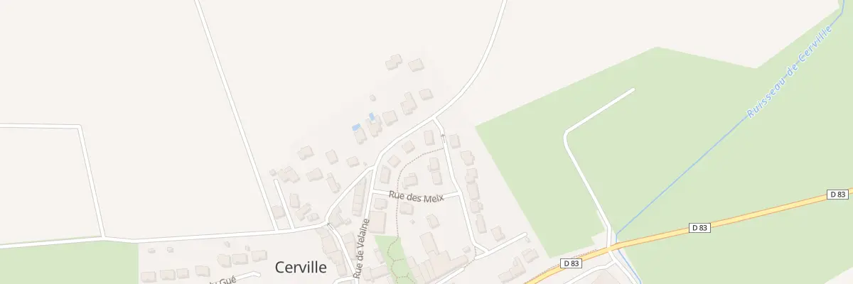 Plan du 7 Rue des Meix à Cerville