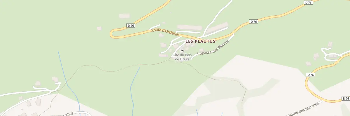 Plan du 75 Che des Marchous à Orcières