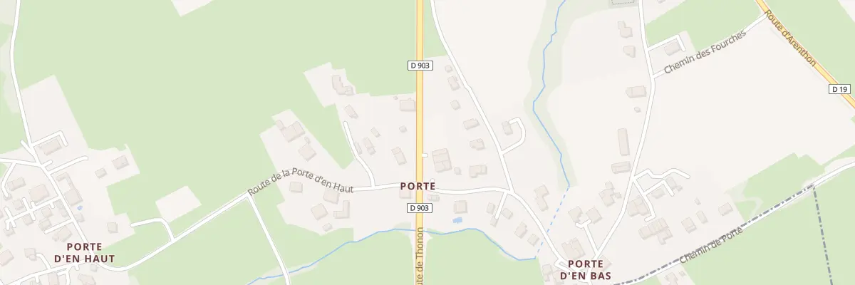 Plan du 726 Rte de Porte d’En Bas à Scientrier